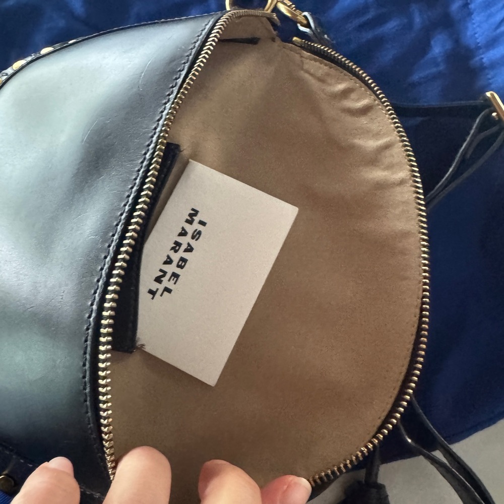 Isabel Marant Skano Belt Bag with Gold Studs - Picture 7 of 9